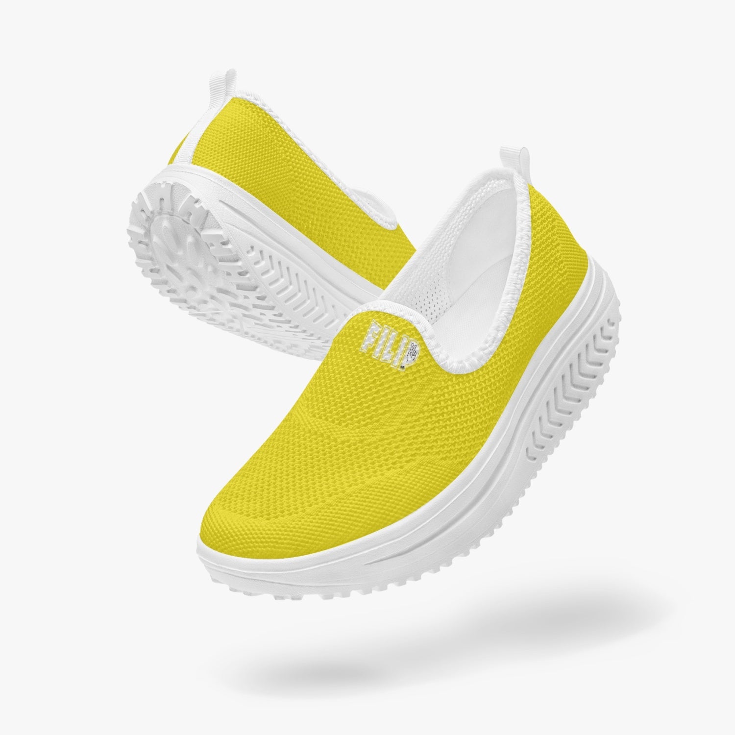 Chaussures bateau jaune pour femmes de chez Filip Shoes